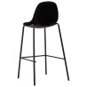 Ensemble de bar 3 pcs Tissu Noir 619274619274