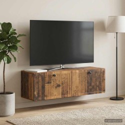 Meuble TV mural Bois ancien 98 x 31 x 30 cm Bois d'ingénierie 619277619277