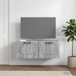 Meuble TV mural Sonoma gris 78,5 x 41 x 30 cm Bois d'ingénierie 619283619283