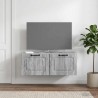 Meuble TV mural Sonoma gris 78,5 x 41 x 30 cm Bois d'ingénierie 619283619283