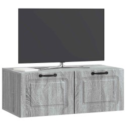 Meuble TV mural Sonoma gris 78,5 x 41 x 30 cm Bois d'ingénierie 619283619283