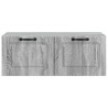 Meuble TV mural Sonoma gris 78,5 x 41 x 30 cm Bois d'ingénierie 619283619283
