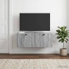 Meuble TV mural Sonoma gris 78,5 x 41 x 30 cm Bois d'ingénierie 619284619284