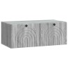 Meuble TV mural Sonoma gris 78,5 x 41 x 30 cm Bois d'ingénierie 619284619284