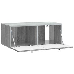 Meuble TV mural Sonoma gris 78,5 x 41 x 30 cm Bois d'ingénierie 619284619284