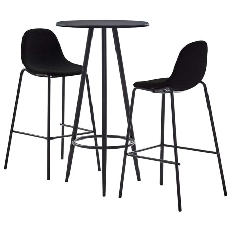 Ensemble de bar 3 pcs Tissu Noir 619285619285