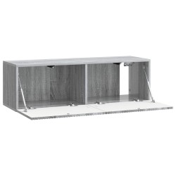 Meuble TV mural Sonoma gris 98 x 31 x 30 cm Bois d'ingénierie 619286619286