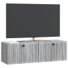 Meuble TV mural Sonoma gris 98 x 31 x 30 cm Bois d'ingénierie 619287619287