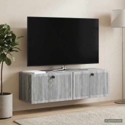 Meuble TV mural Sonoma gris 98 x 31 x 30 cm Bois d'ingénierie 619287619287