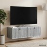 Meuble TV mural Sonoma gris 98 x 31 x 30 cm Bois d'ingénierie 619287619287