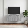 Meuble TV mural Sonoma gris 78,5 x 41 x 30 cm Bois d'ingénierie 619288619288