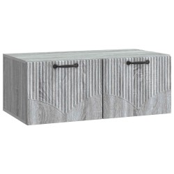 Meuble TV mural Sonoma gris 78,5 x 41 x 30 cm Bois d'ingénierie 619288619288