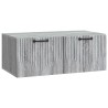 Meuble TV mural Sonoma gris 78,5 x 41 x 30 cm Bois d'ingénierie 619288619288