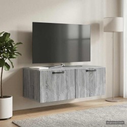 Meuble TV mural Sonoma gris 78,5 x 41 x 30 cm Bois d'ingénierie 619288619288
