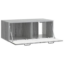 Meuble TV mural Sonoma gris 78,5 x 41 x 30 cm Bois d'ingénierie 619288619288