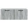 Meuble TV mural Sonoma gris 78,5 x 41 x 30 cm Bois d'ingénierie 619288619288