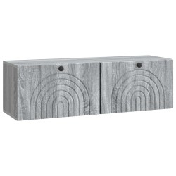 Meuble TV mural Sonoma gris 98 x 31 x 30 cm Bois d'ingénierie 619289619289
