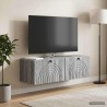 Meuble TV mural Sonoma gris 98 x 31 x 30 cm Bois d'ingénierie 619289619289