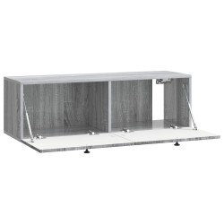 Meuble TV mural Sonoma gris 98 x 31 x 30 cm Bois d'ingénierie 619289619289