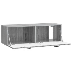 Meuble TV mural Sonoma gris 98 x 31 x 30 cm Bois d'ingénierie 619290619290
