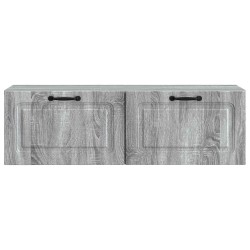 Meuble TV mural Sonoma gris 98 x 31 x 30 cm Bois d'ingénierie 619290619290