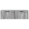 Meuble TV mural Sonoma gris 98 x 31 x 30 cm Bois d'ingénierie 619290619290