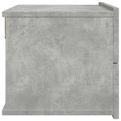 Tables de chevet 2 pcs Gris béton 40x30x30 cm Bois ingénierie 619292619292