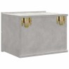 Tables de chevet 2 pcs Gris béton 40x30x30 cm Bois ingénierie 619292619292