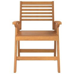 Chaises de jardin lot de 2 58x58x87 cm bois massif d'acacia 619294619294