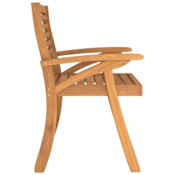 Chaises de jardin lot de 2 58x58x87 cm bois massif d'acacia 619294619294