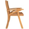 Chaises de jardin lot de 2 58x58x87 cm bois massif d'acacia 619294619294