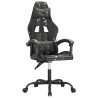 Chaise de jeu Noir et camouflage Similicuir 619300619300