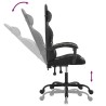 Chaise de jeu Noir et camouflage Similicuir 619300619300