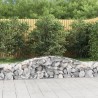 Paniers à gabions arqués 6 pcs 400x50x40/60 cm Fer galvanisé 619301619301