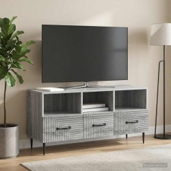 Meuble TV Sonoma gris 102 x 34,5 x 50 cm Bois d'ingénierie 619307619307