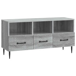 Meuble TV Sonoma gris 102 x 34,5 x 50 cm Bois d'ingénierie 619307619307