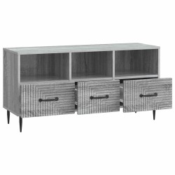Meuble TV Sonoma gris 102 x 34,5 x 50 cm Bois d'ingénierie 619307619307