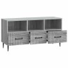 Meuble TV Sonoma gris 102 x 34,5 x 50 cm Bois d'ingénierie 619307619307