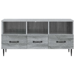 Meuble TV Sonoma gris 102 x 34,5 x 50 cm Bois d'ingénierie 619307619307