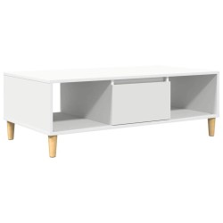 Table basse Blanc 102 x 55 x 35 cm Bois d'ingénierie 619308619308