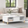 Table basse Blanc 102 x 55 x 35 cm Bois d'ingénierie 619308619308