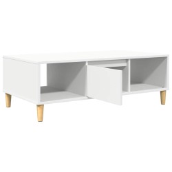 Table basse Blanc 102 x 55 x 35 cm Bois d'ingénierie 619308619308