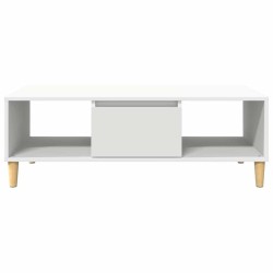 Table basse Blanc 102 x 55 x 35 cm Bois d'ingénierie 619308619308