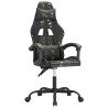 Chaise de jeu pivotante Noir et camouflage Similicuir 619309619309