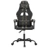 Chaise de jeu pivotante Noir et camouflage Similicuir 619309619309