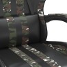Chaise de jeu pivotante Noir et camouflage Similicuir 619309619309