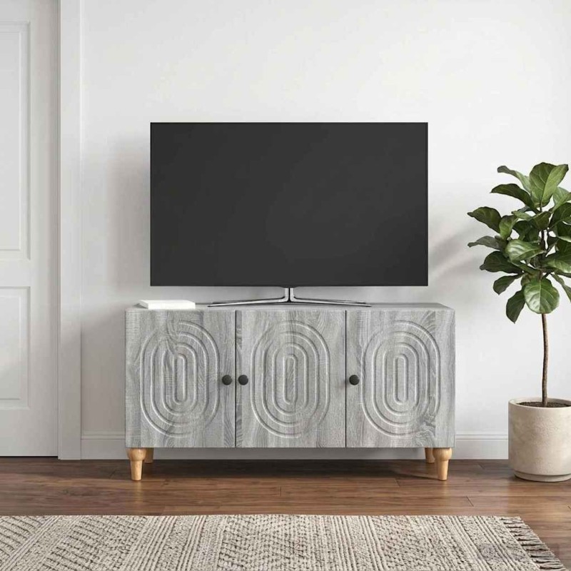Meuble TV Sonoma gris 99 x 34,5 x 50 cm Bois d'ingénierie 619310619310