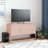 Meuble TV rose 100,5x39x60,5 cm acier 619311619311