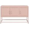 Meuble TV rose 100,5x39x60,5 cm acier 619311619311