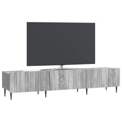 Meuble TV Sonoma gris 147 x 34,5 x 32 cm Bois d'ingénierie 619312619312